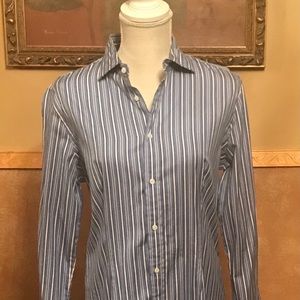 Ralph Lauren Striped Shirt Dress Sz 12 NWT!